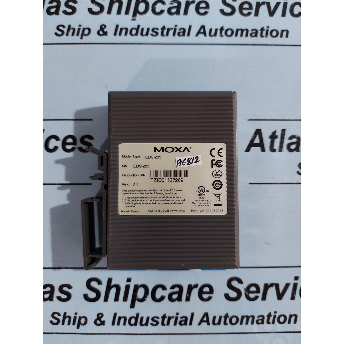 MOXA EDS 205 ETHERNET SWITCH REV 2 1 Atlas Shipcare Services