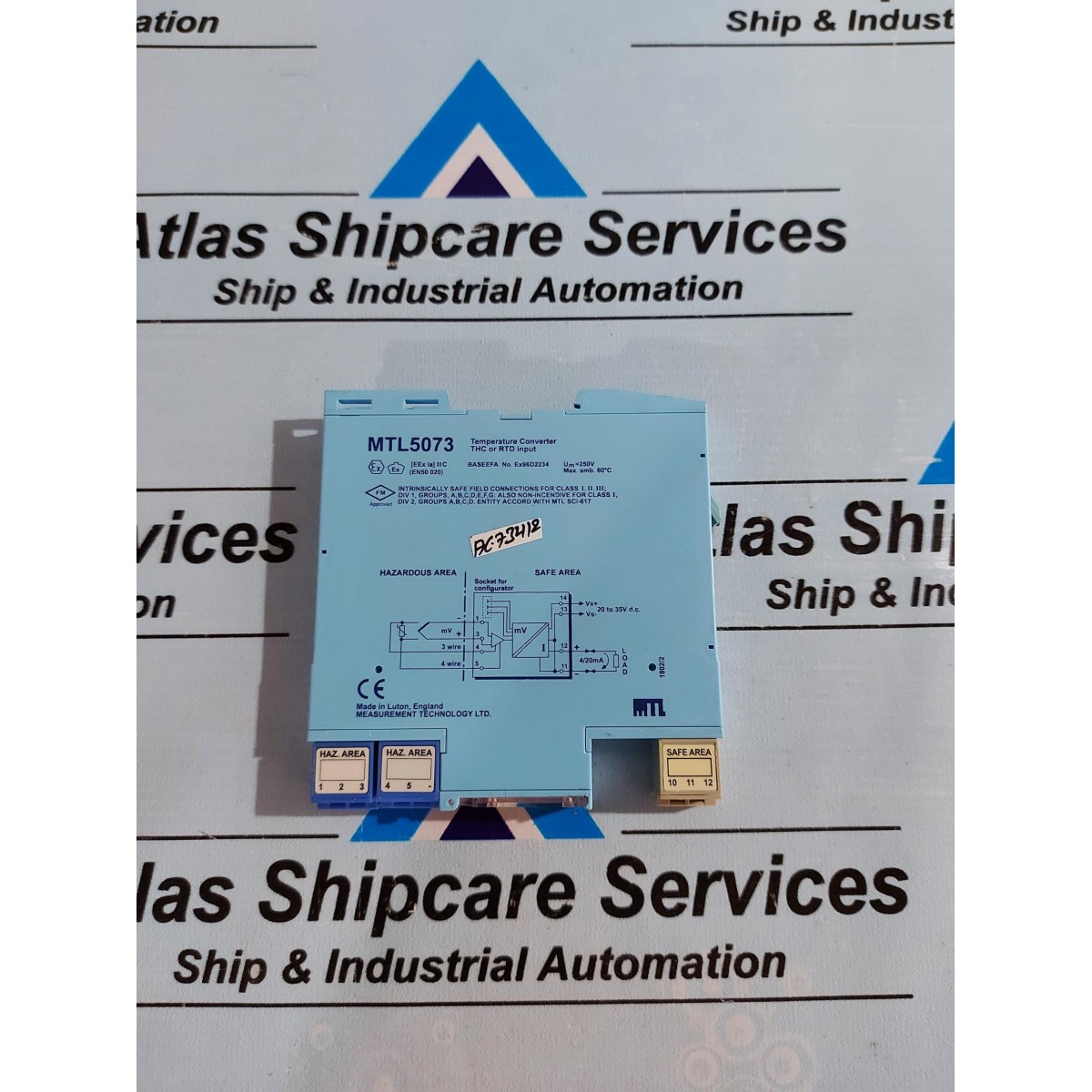 MTL MTL5073 TEMPERATURE CONVERTER THC OR RTD INPUT Atlas Shipcare Services