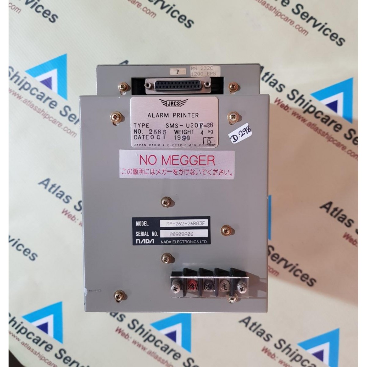 Nada Mp Ra F Plc Dcs Servo Control Motor Power Supply Atlas