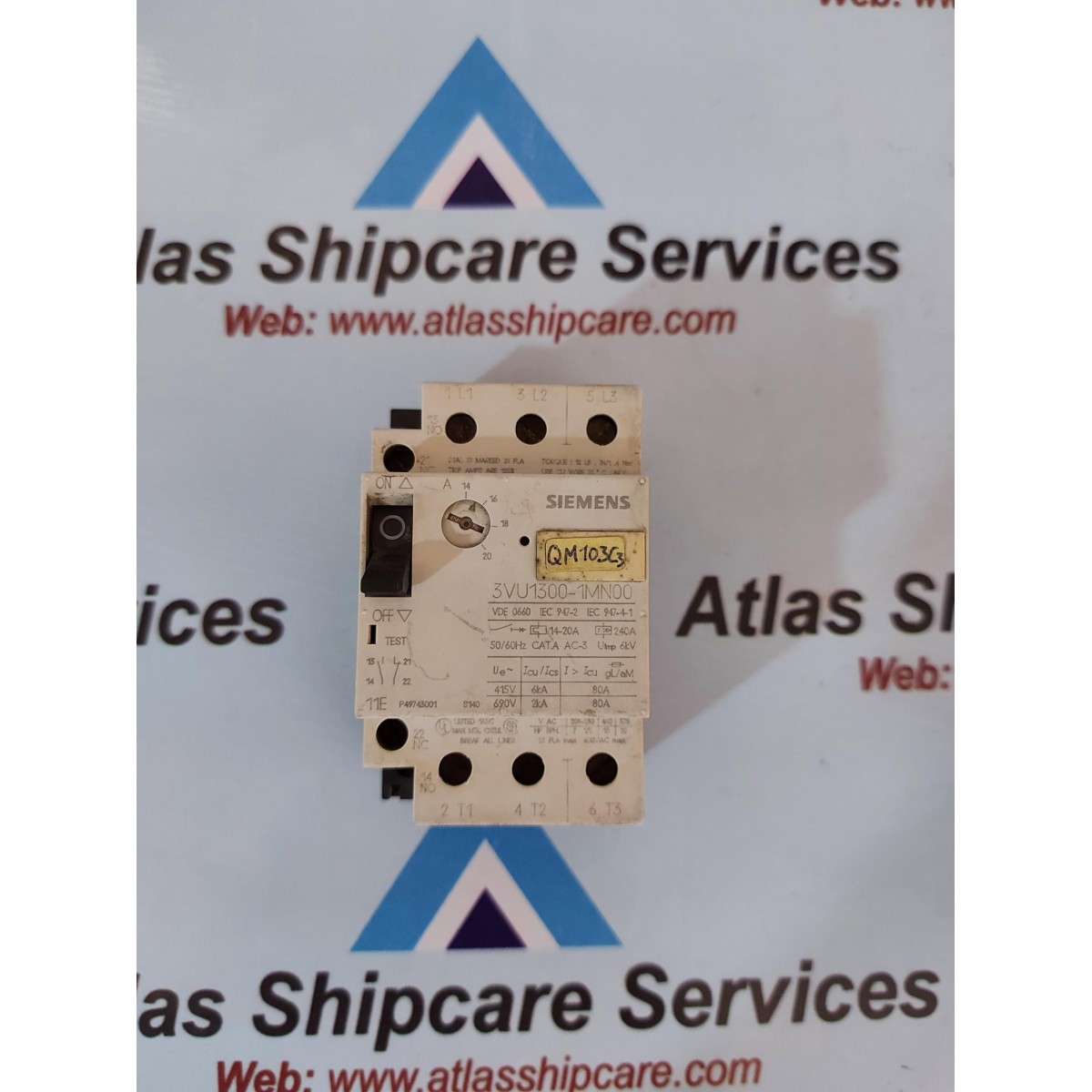 SIEMENS 3VU1300 1MN00 MOTOR PROTECTIVE CIRCUIT BREAKER Atlas Shipcare