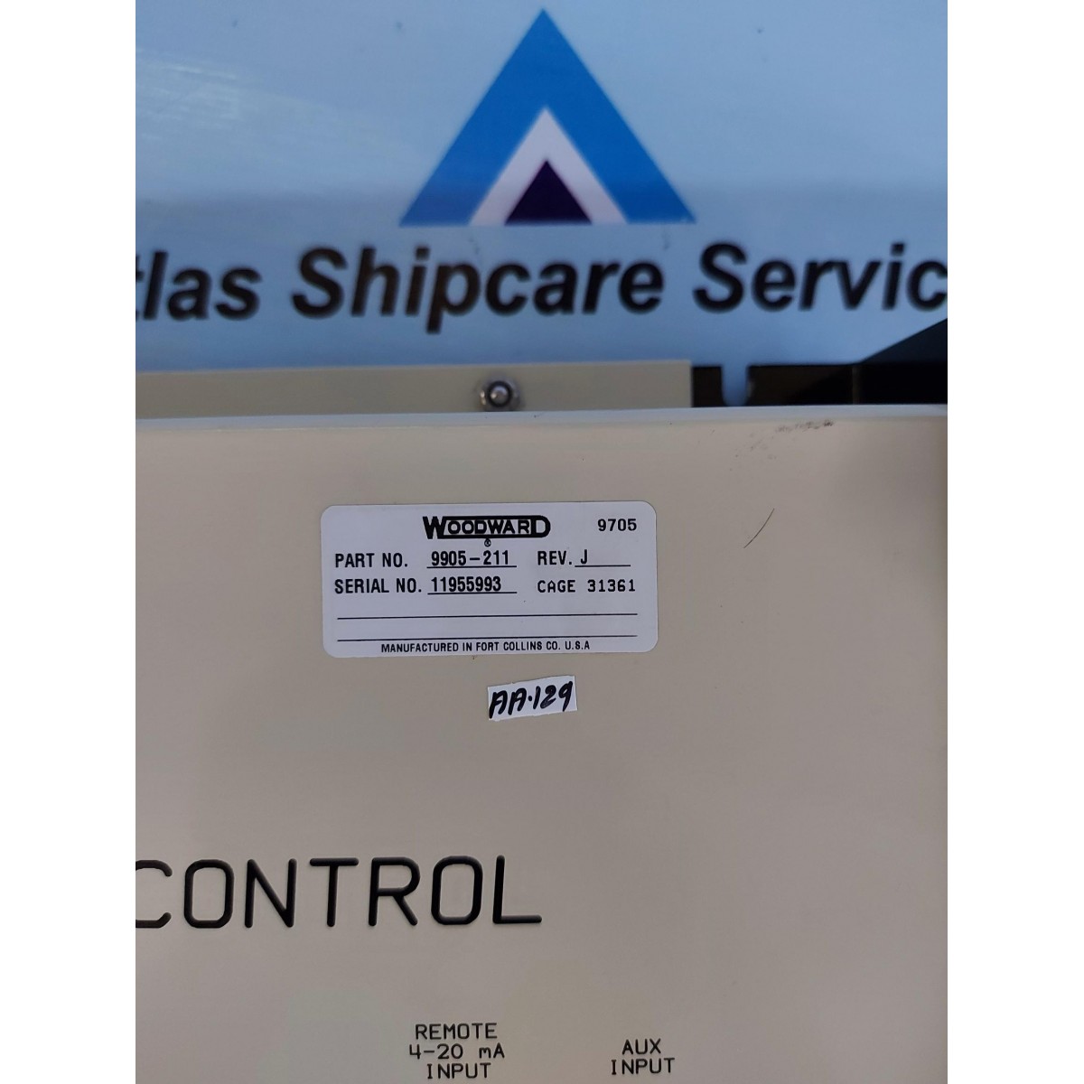 Woodward Digital Speed Control Rev J Atlas Shipcare Services