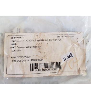 6014 C 2.0 FKM MS SOLENOID VALVE 00184979 | Atlas Shipcare Services