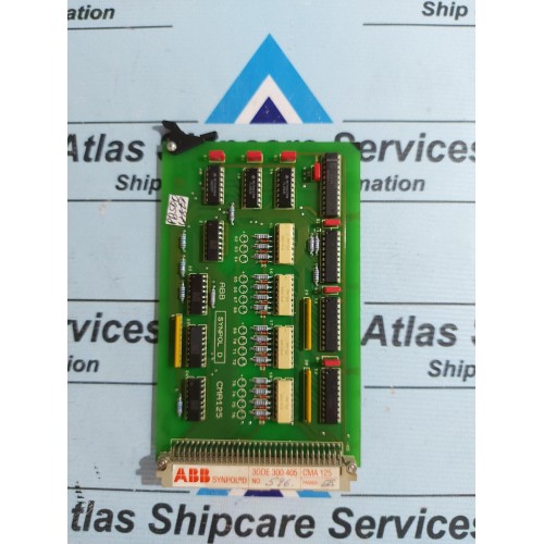 ABB 3DDE 300 405 CMA 125 GENERATOR CONTROLLER