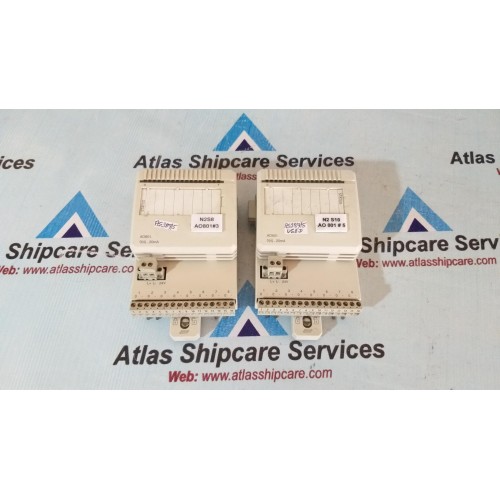 ABB AO801 3BSE020514R1 8-CHANNEL 12-BIT 0(4)..20MA ANALOG OUTPUT MODULE 