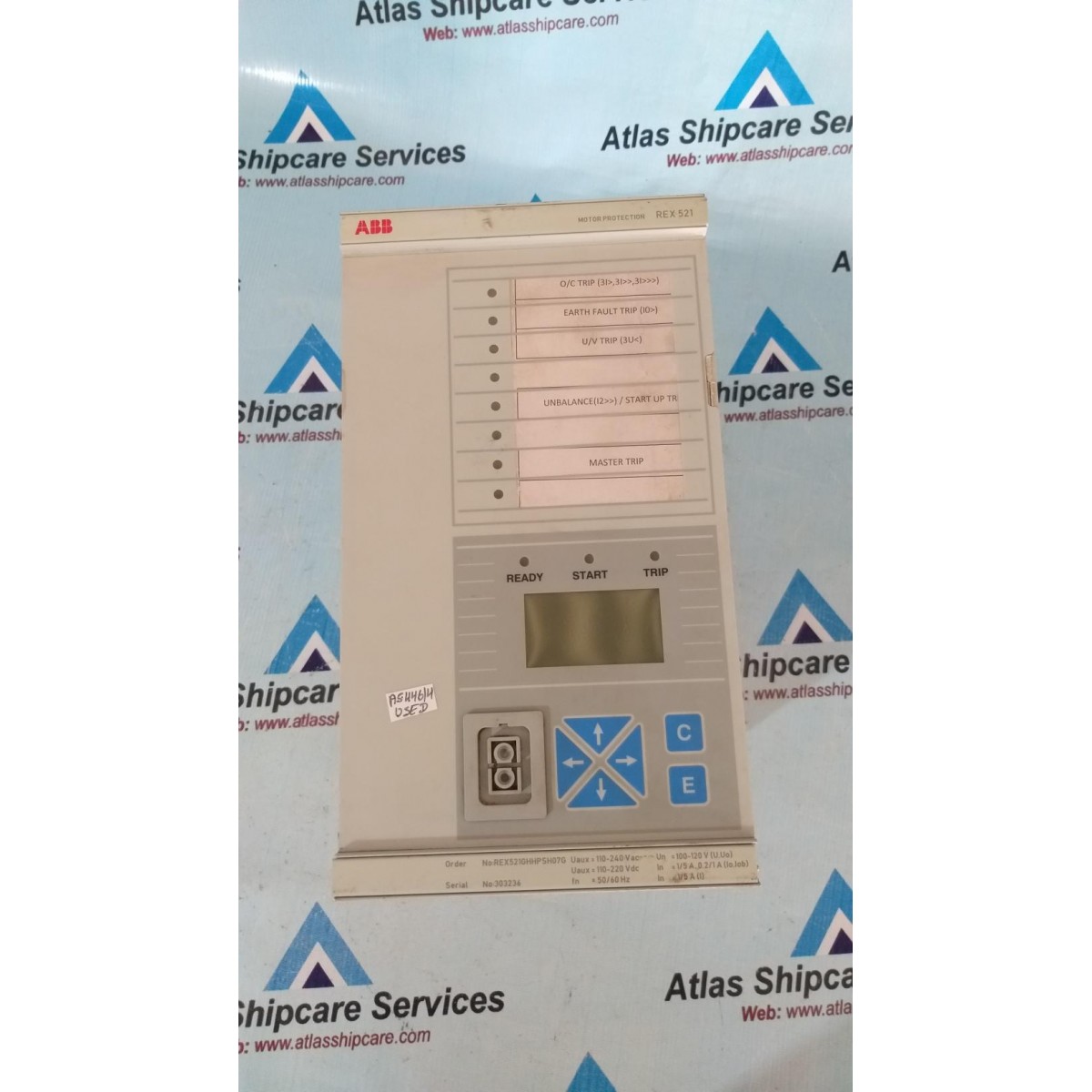 ABB REX521GHHPSH07G MOTOR PROTECTION RELAY| Atlas Shipcare Services