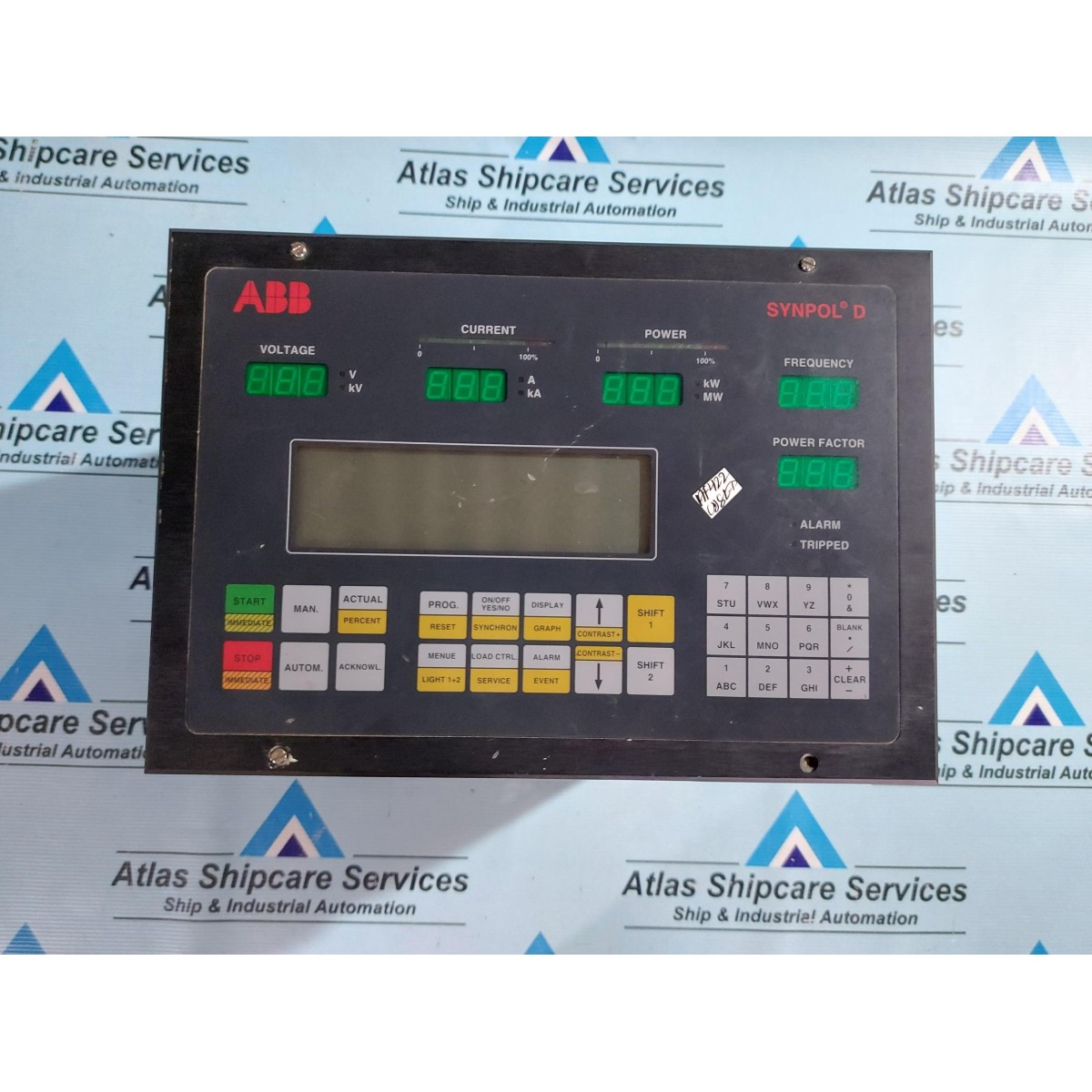 ABB SYNPOL D 3DDE 300 400 CMA 120 BASIC CONTROLLER PANEL| Atlas ...