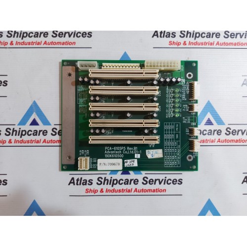 ADVANTECH PCA-6105P5 REV.B1 709670 5-SLOT PCI BACKPLANE BOARD