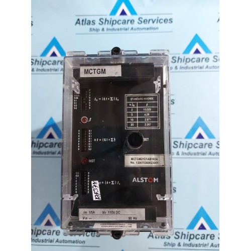 ALSTOM MCTGM21D1AB162A OVERCURRENT & EARTH FAULT PROTECTION RELAY