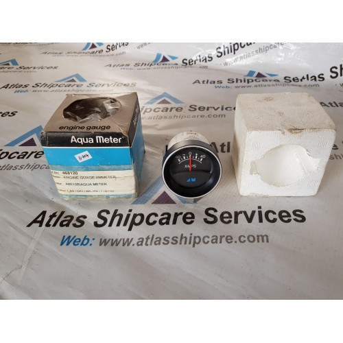 AQUA METER ENGINE GUAGE AMMETER P/N 468120
