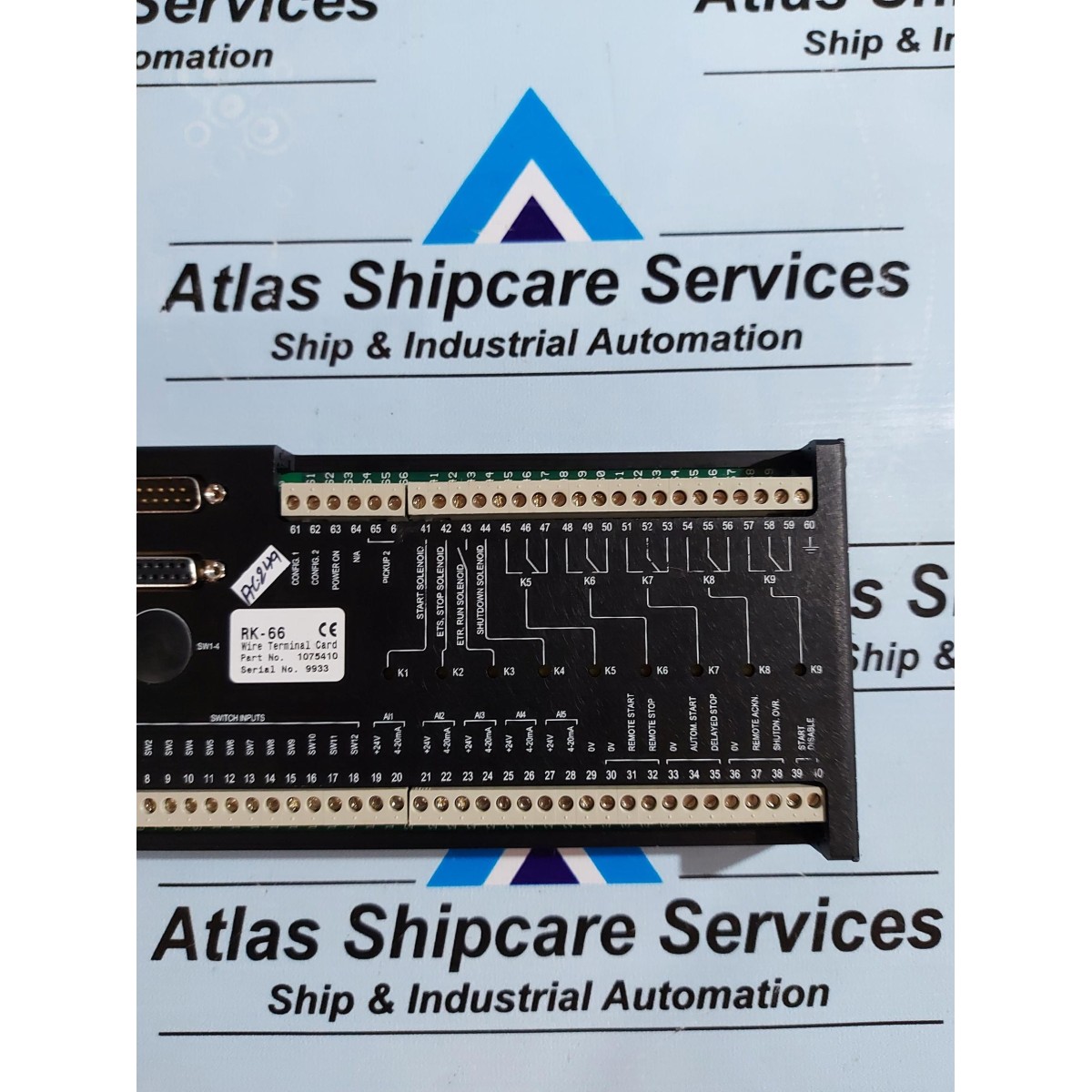 AUTO MASKIN RK-66 WIRE TERMINAL CARD| Atlas Shipcare Services