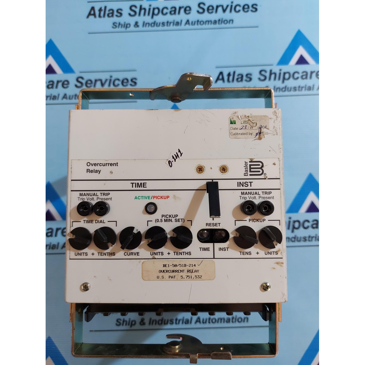 BASLER ELECTRIC BE1-50/51B-214 OVERCURRENT RELAY| Atlas Shipcare Services