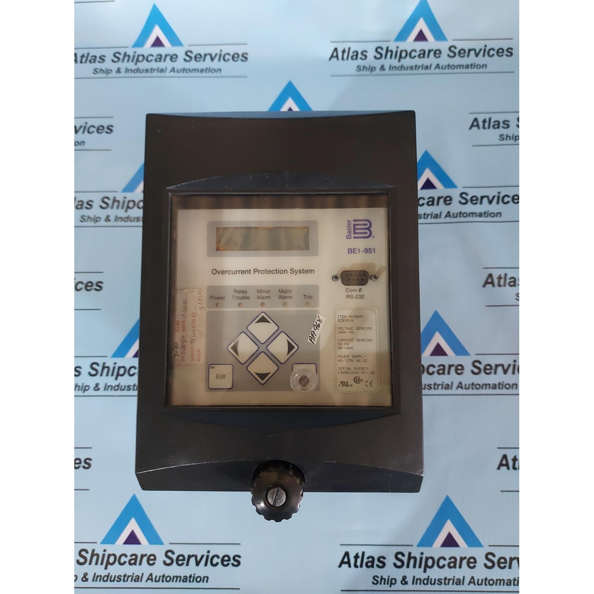 BASLER ELECTRIC BE1 951 OVERCURRENT PROTECTION SYSTEM Atlas