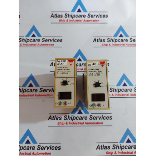 CARLO GAVAZZI S 110 166 230 COMBI TIMER AUTOMATIC START