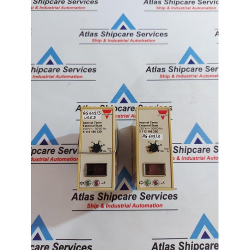 CARLO GAVAZZI S 112 166 230 INTERVAL TIMER EXTERNAL START
