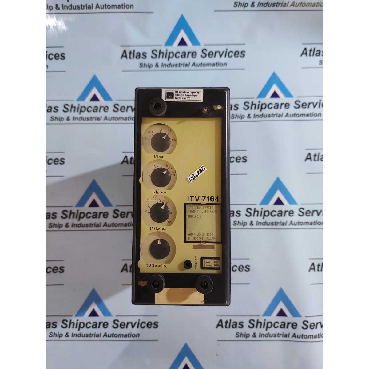 CEE ITV 7164 VOLTAGE RESTRAINED OVERCURRENT RELAY Atlas Shipcare Services