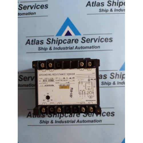 DAIICHI SGR-L-63M GROUNDING RESISTANCE SENSOR