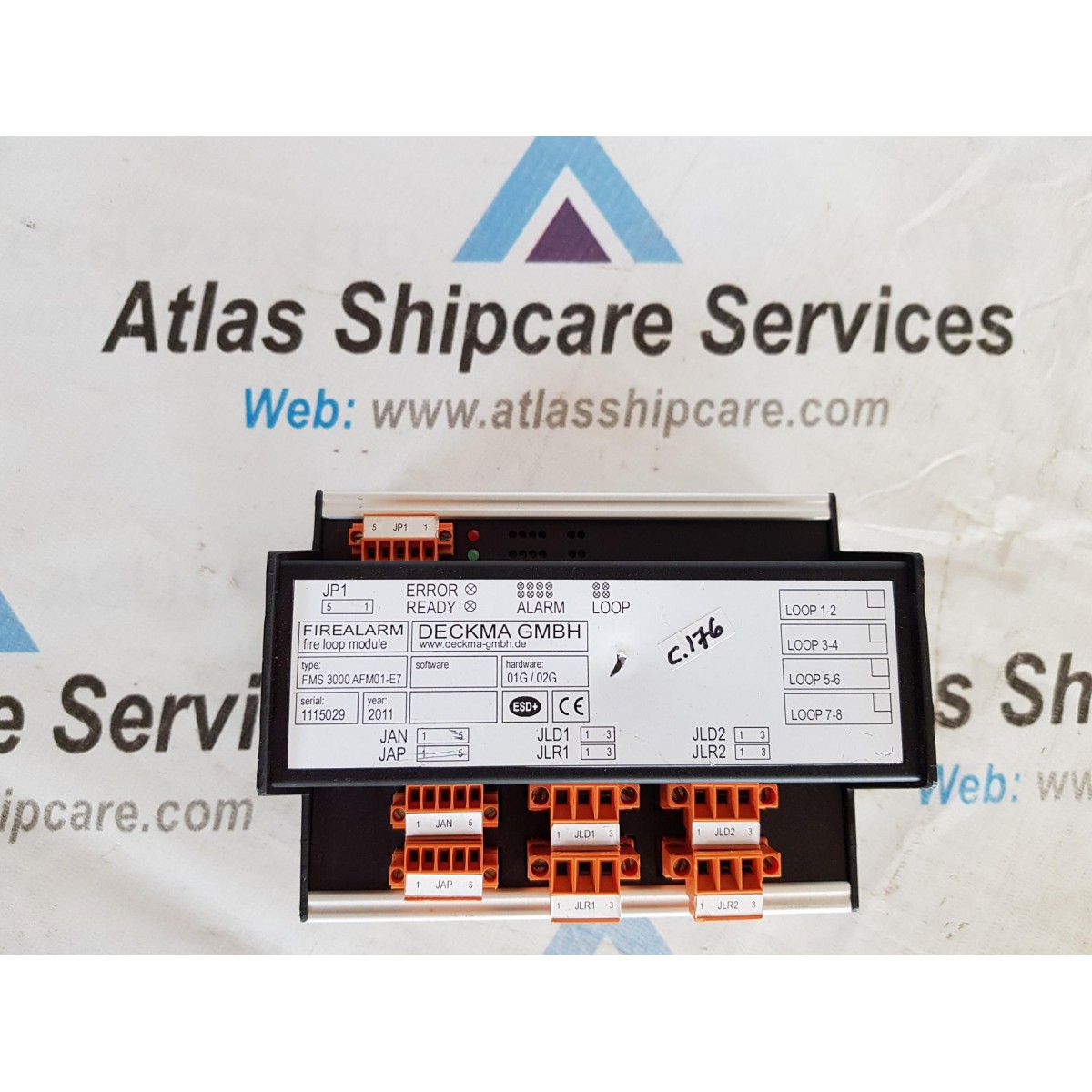 DECKMA FMS 3000 AFM01-E7 FIREALARM FIRELOOP MODULE| Atlas Shipcare Services