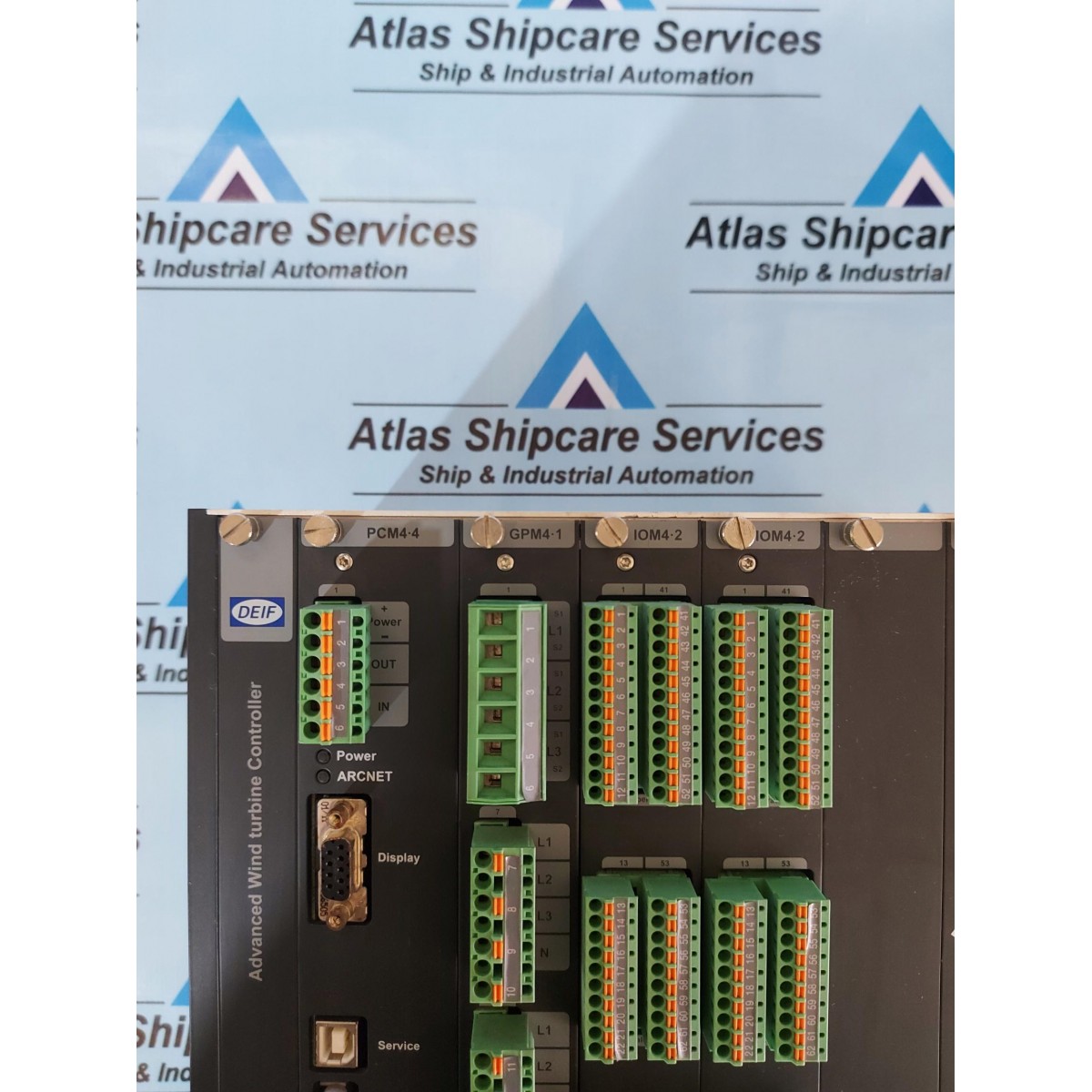 DEIF AWC 400 ADVANCED WIND TURBINE CONTROLLER 437056 RACK 01| Atlas ...