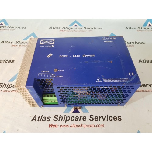 DEIF DCP-2-2440 BATTERY CHARGER DC POWER SUPPLY