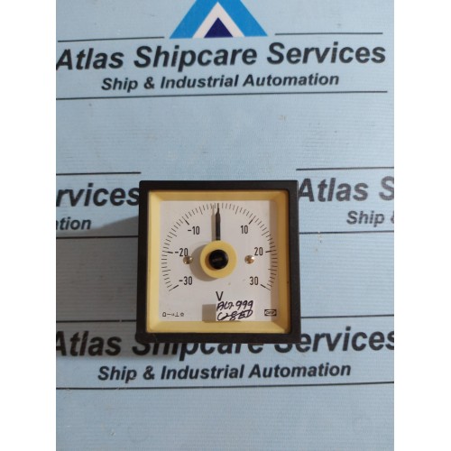 DEIF DQ72-C VOLTAGE METER -30 0 +30