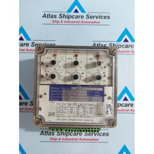 DEIF GEPIMAX-3N/2 REV.POWER OVERLOAD/CURRENT PROTECTION