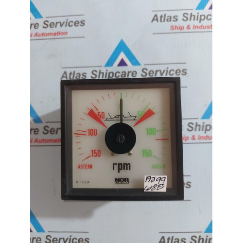 DEIF NORCONTROL DLQ96-PC-NB RPM METER