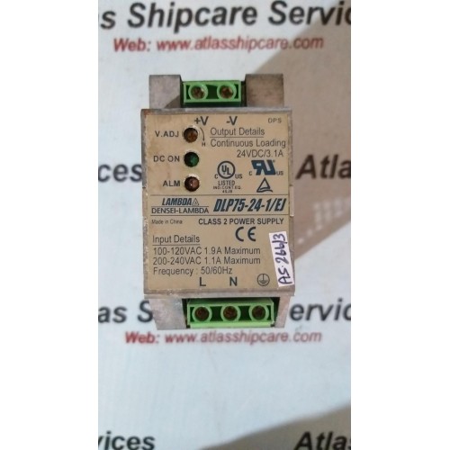 DENSEI-LAMBDA DLP75-27-1/EJ DC POWER SUPPLY