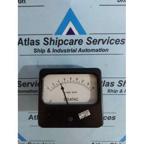 DISATAC 0-16x1000 R.P.M. TACHOMETER