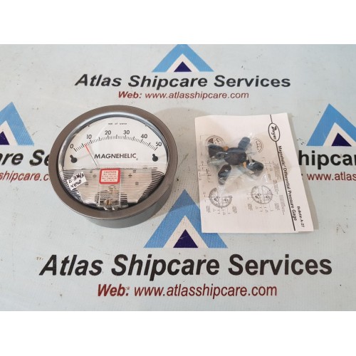DWYER SERIES 2000 MAGNEHELIC DIFFERENTIAL PRESSURE GAUGE