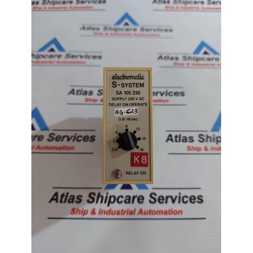ELECTROMATIC S-SYSTEM SA 105 230 DELAY ON OPERATE 230V AC