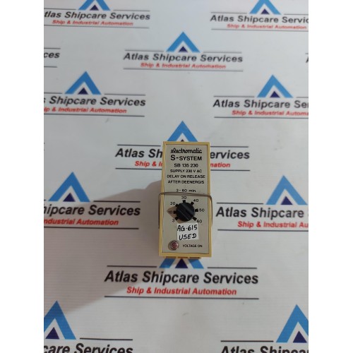 ELECTROMATIC S-SYSTEM SB 135 230 DELAY ON RELEASE 230V AC