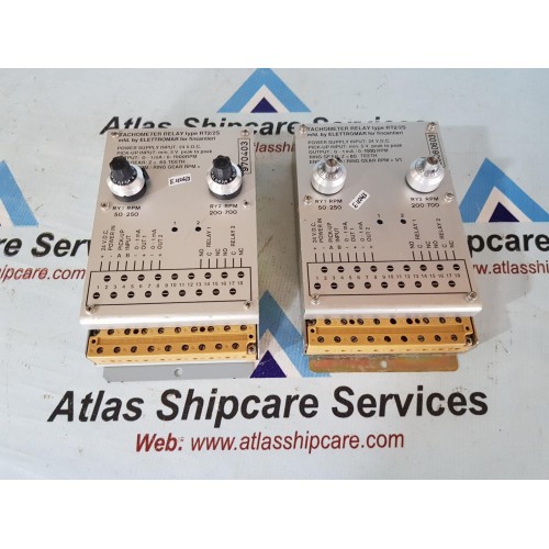 ELETTROMAR RT2/2S TACHOMETER RELAY