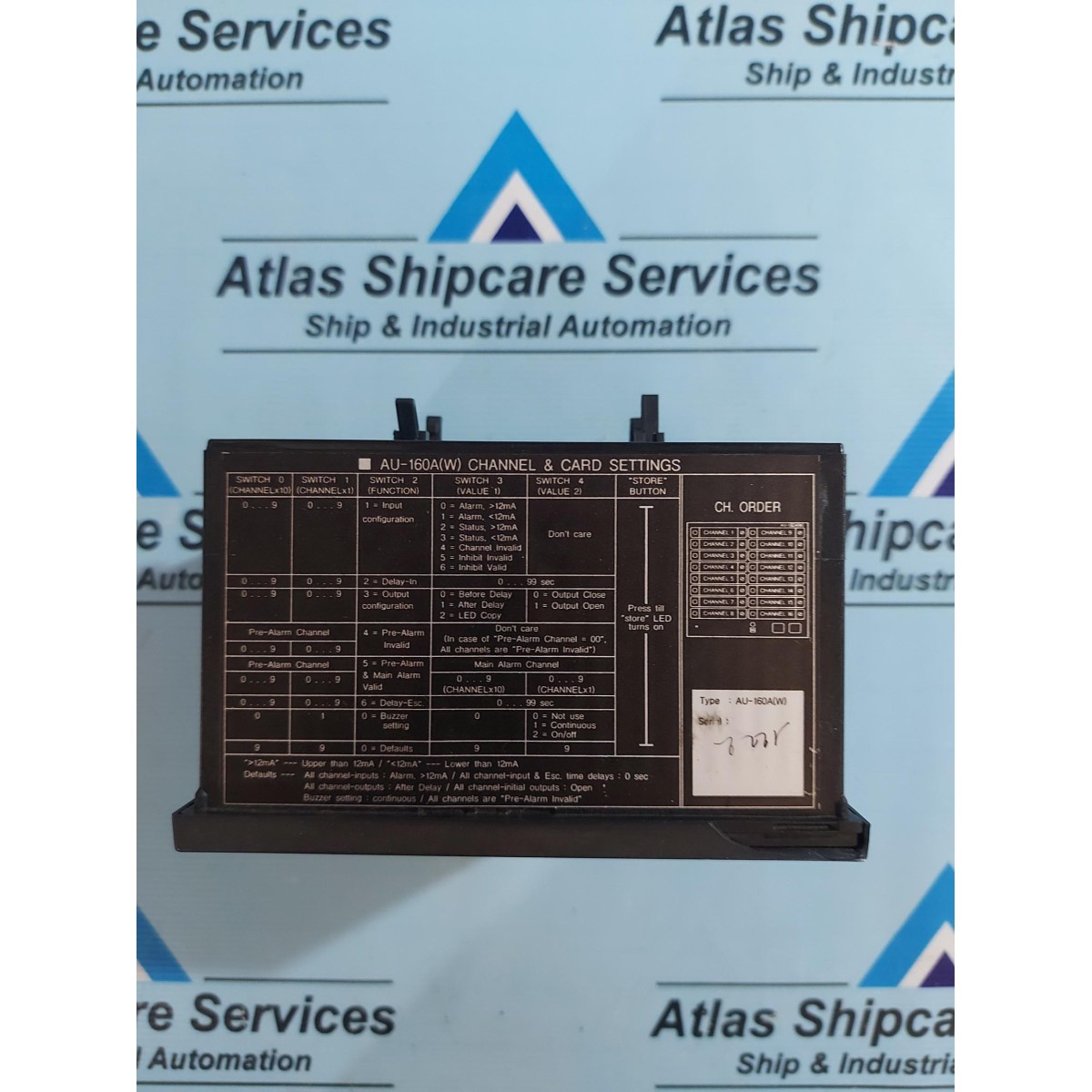 ENRAF AUXITROL MARINE AU-160A(W) ALARM PANEL| Atlas Shipcare Services