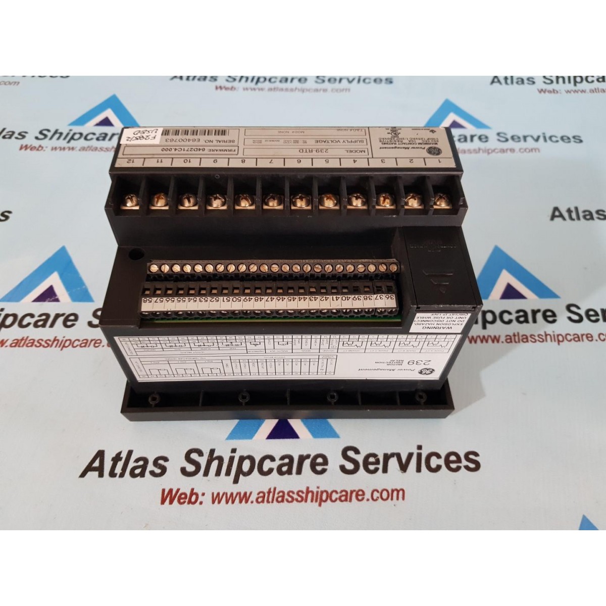 GENERAL ELECTRIC 239-RTD 239 MOTOR PROTECTION RELAY| Atlas Shipcare ...