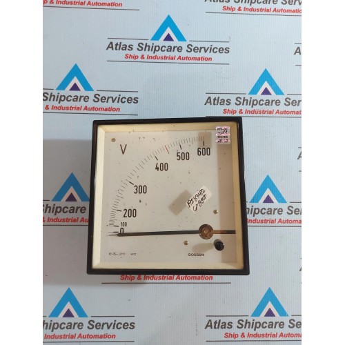 GOSSEN 0-600 AC VOLTMETER