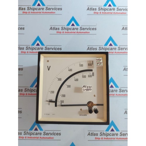 GOSSEN 0-600 AC VOLTMETER
