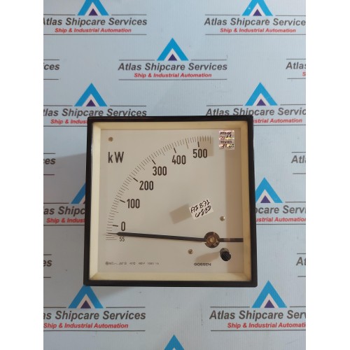 GOSSEN 271 003-6.3 AC WATT METER 0~500kW
