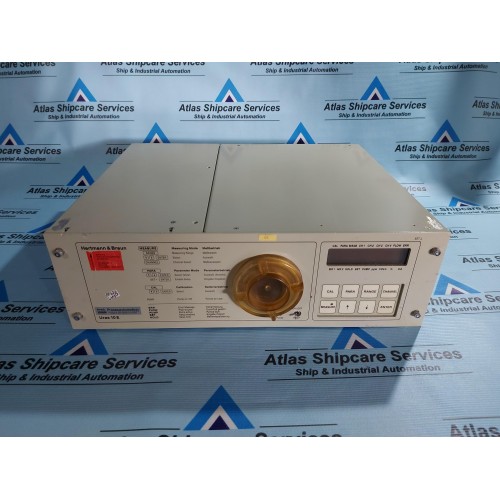 HARTMANN & BRAUN URAS 10 E/2-3.4 METER 20413-0-1110116 SPREADRUM ANALYZER O2