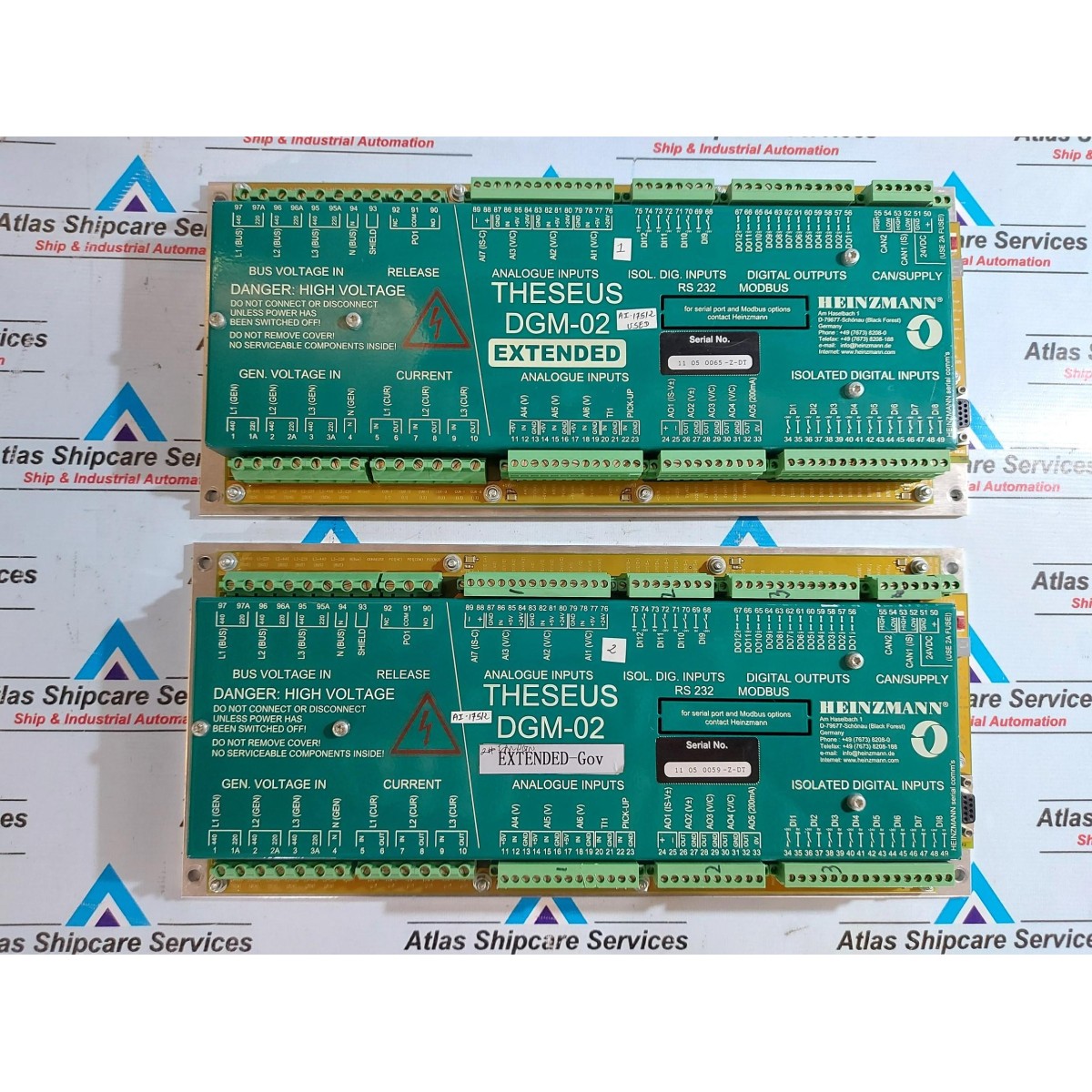 Heinzmann Digital Theseus Dgm Extended Control Panel Atlas Shipcare Services