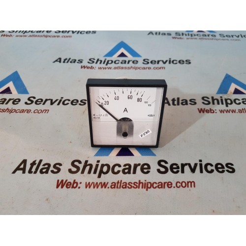 HOBUT ANALOGUE PANEL AMMETER 0/80/160A FOR 80/5A