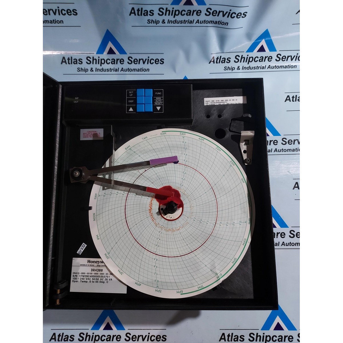 HONEYWELL DR4300 CIRCULAR CHART RECORDER Atlas Shipcare Services