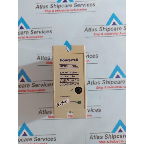 HONEYWELL R4343 E1014 FLAME DETECTOR RELAY