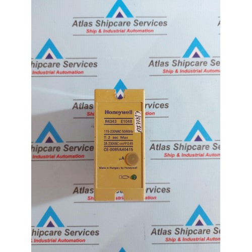 HONEYWELL R4343 E1048 FLAME DETECTOR RELAY
