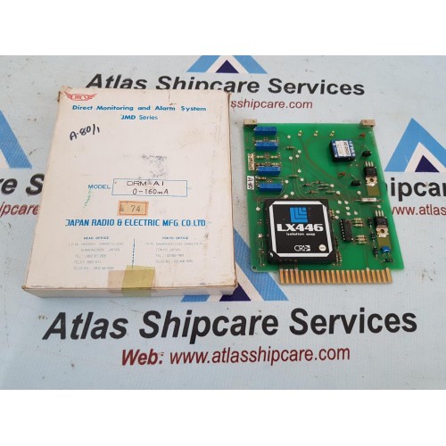 JAPAN RADIO & ELECTRIC DRM-AI 0-160MA DIRECT MONITORING AND ALARM SYSTEM