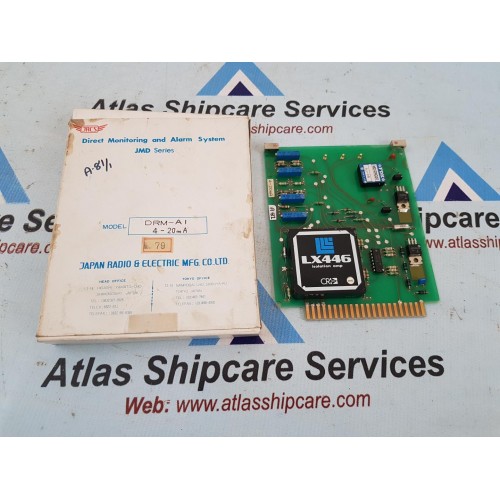 JAPAN RADIO & ELECTRIC DRM-AI 4-20MA DIRECT MONITORING AND ALARM SYSTEM
