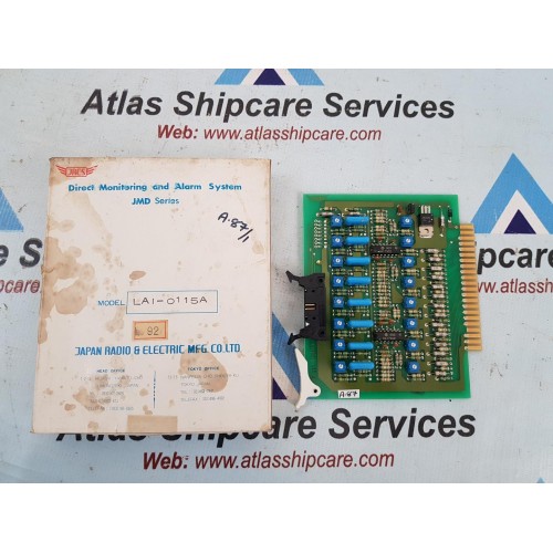 JAPAN RADIO & ELECTRIC LAI-0115A DIRECT MONITORIING AND ALARM SYSTEM