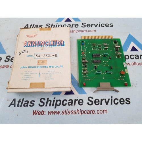 JAPAN RADIO & ELECTRIC SA-AX21-K ANNUNCIATOR