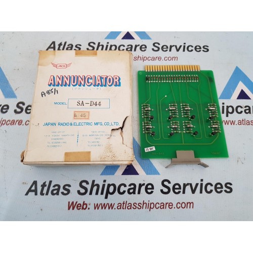 JAPAN RADIO & ELECTRIC SA-D44 ANNUNCIATOR