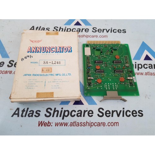  JAPAN RADIO & ELECTRIC SA-L241 ANNUNCIATOR