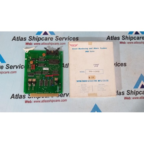 JRCS TR-100C DIRECT MONITORING AND ALARM SYSTEM